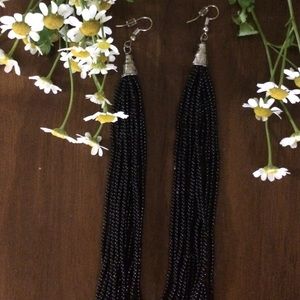 Jewelry - Karina Bead Tassel Drop Earrings Jewelry - Karina Bead Tassel Drop Earrings